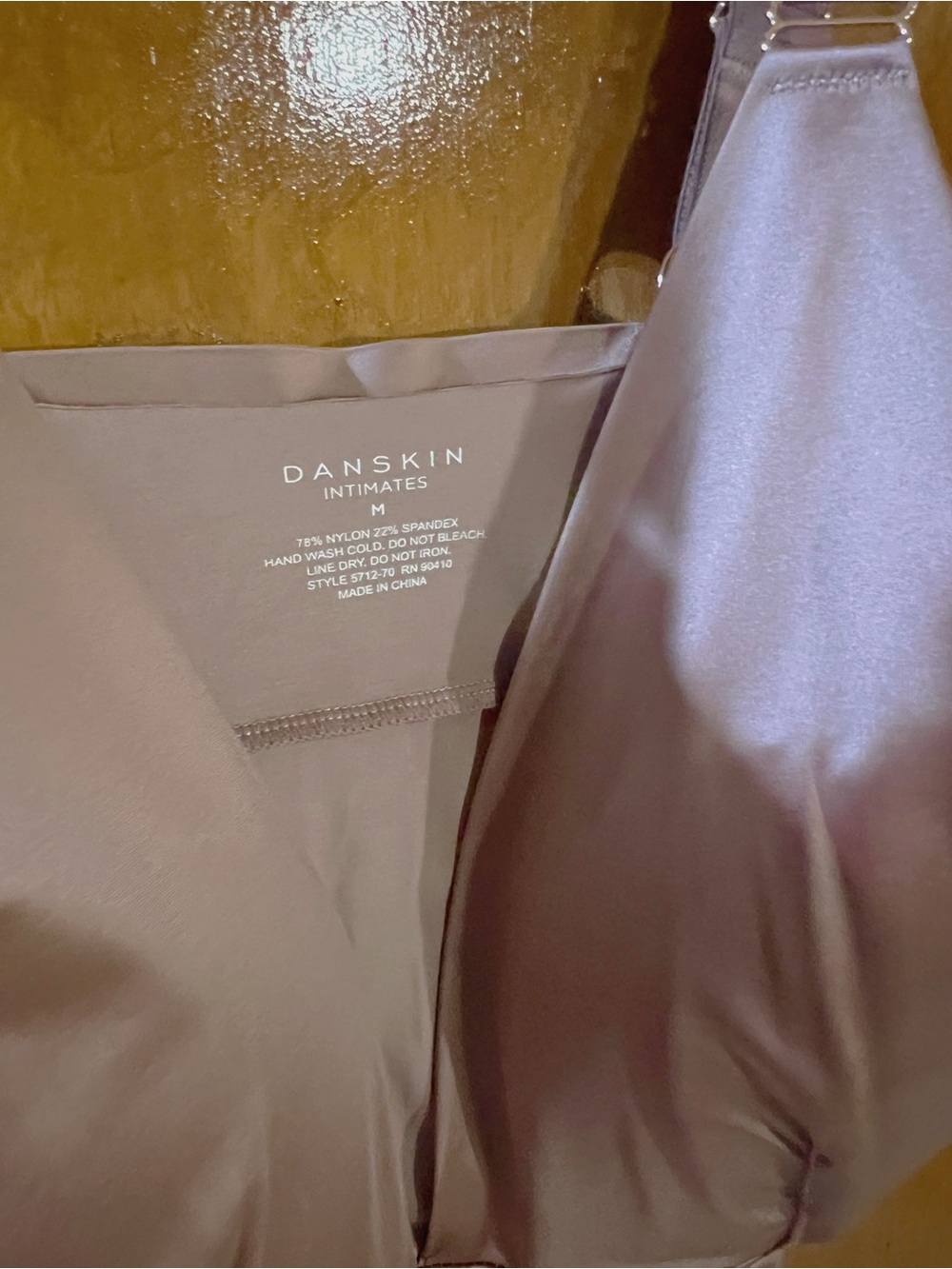 Danskin Mauve Luster Bralette